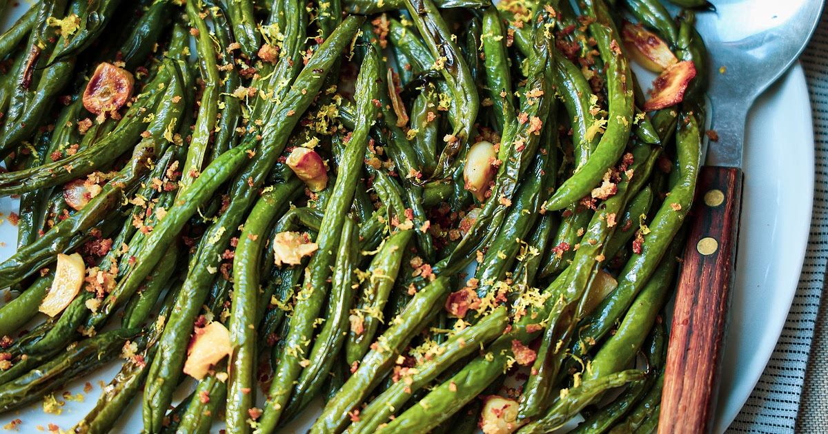 Roasted Green Beans with Garlic and Lemon Recipe | Samsung Food App
