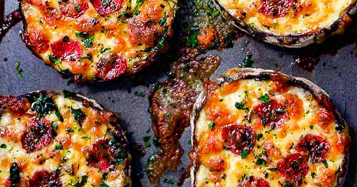 Pizza Stuffed Mushrooms Recipe | Samsung Food App