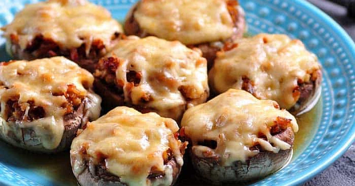 Grilled Stuffed Mushrooms Recipe | Samsung Food App