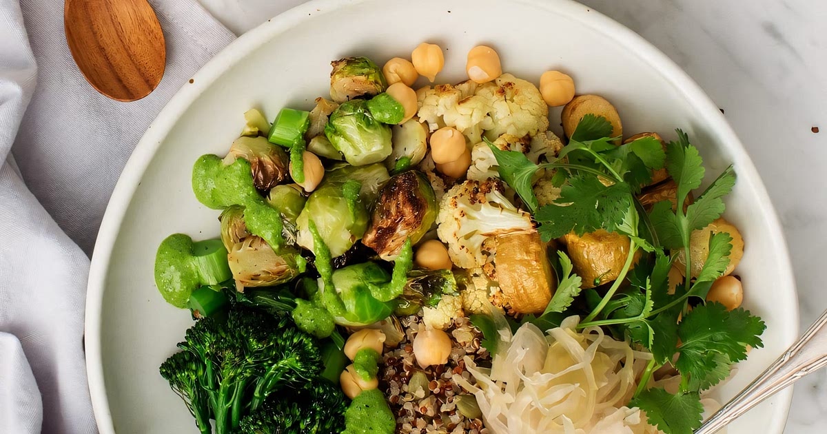 Roasted Veggie Grain Bowl Recipe | Samsung Food App