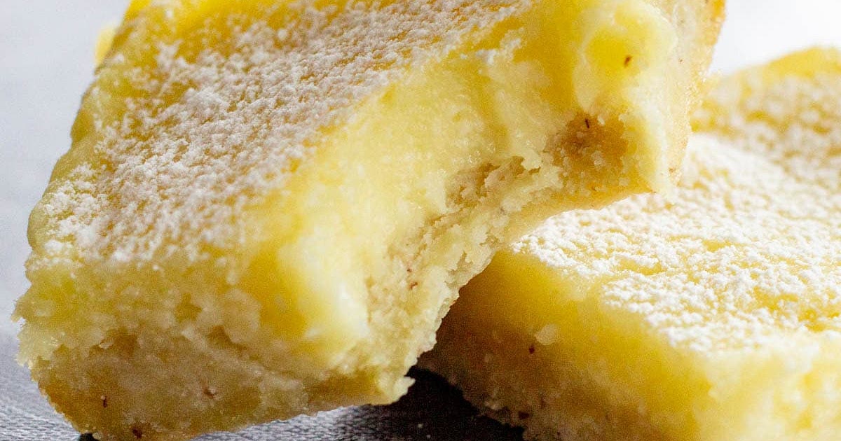 Sugar Free Lemon Bars Recipe | Samsung Food App