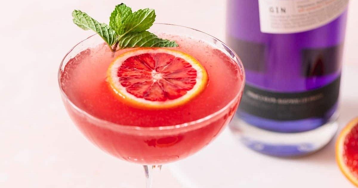 Blood Orange Gin Fizz Recipe | Samsung Food App