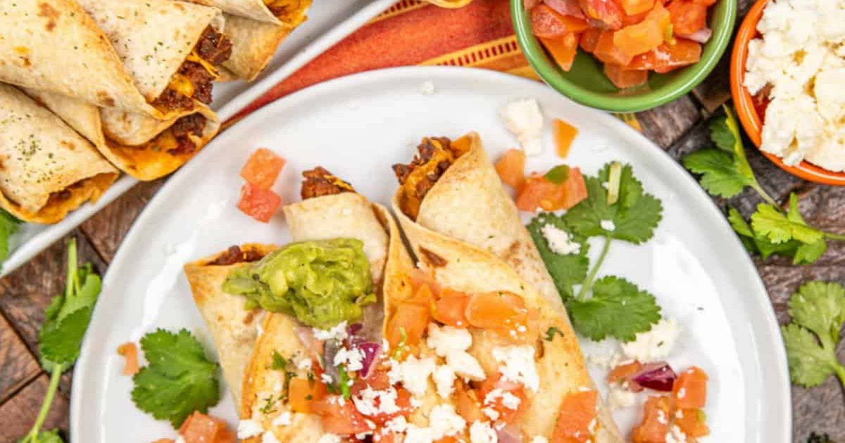 Beef & Cheese Flautas Recipe | Samsung Food App