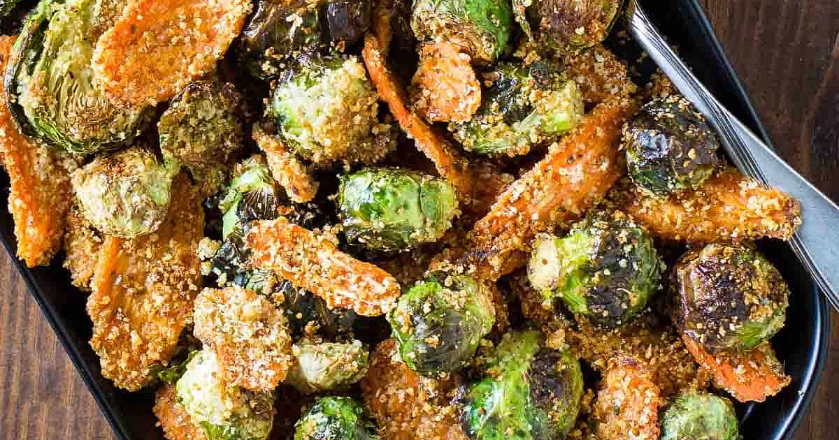 Roasted Brussels Sprouts and Carrots Recipe | Samsung Food App