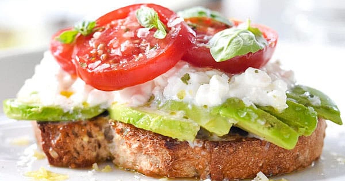 Caprese Avocado Toast Recipe | Samsung Food App