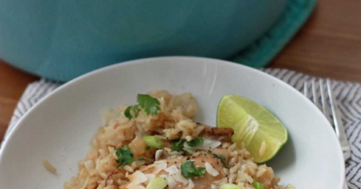 One Pot Coconut Chicken and Rice Recipe | Samsung Food App