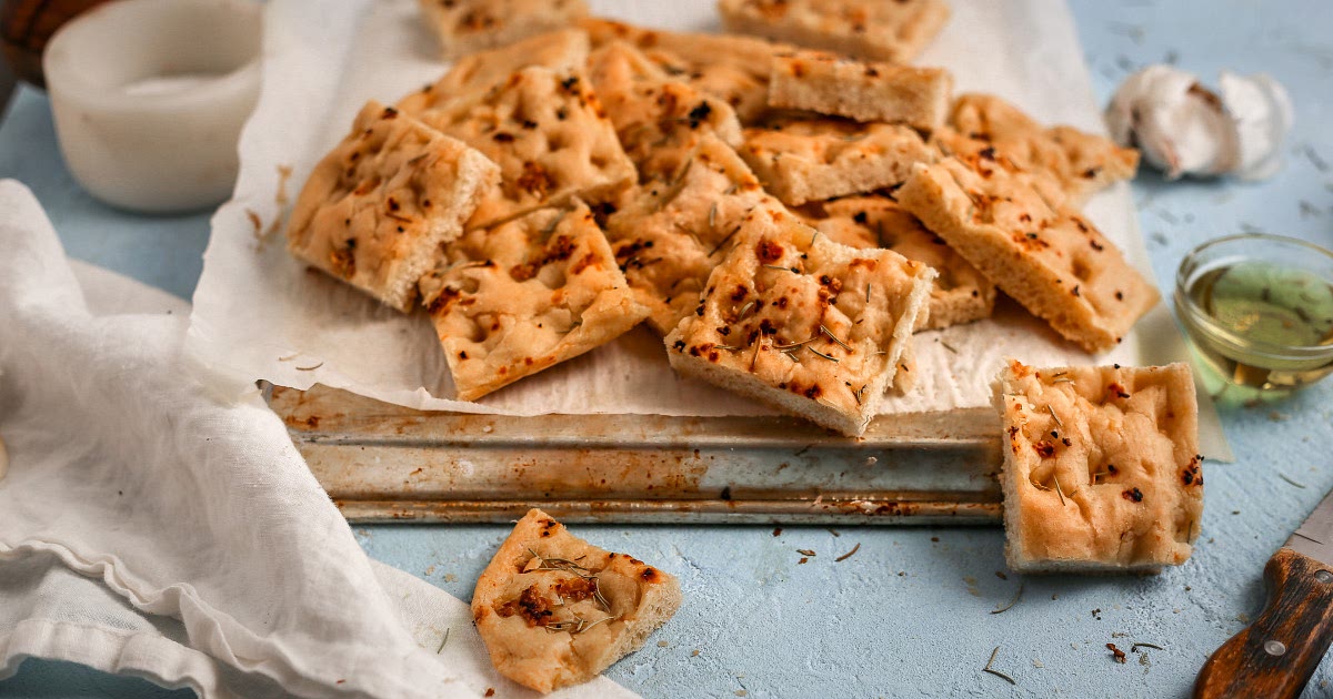 Rosemary - Garlic Focaccia Recipe | Samsung Food App