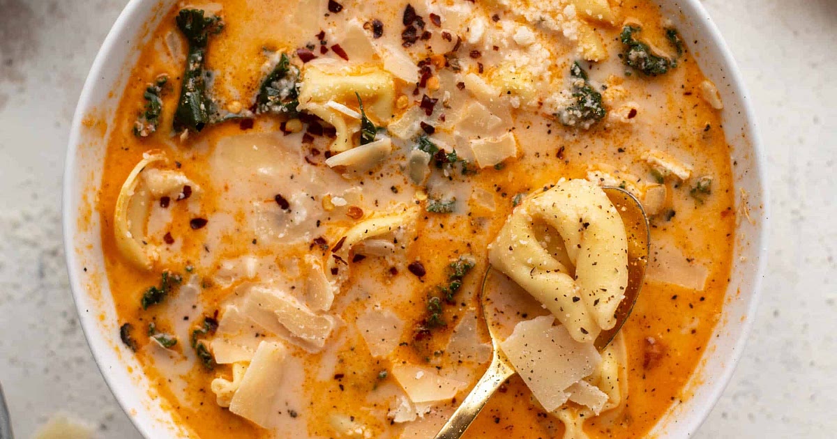 Chicken Tortellini Soup Recipe | Samsung Food App