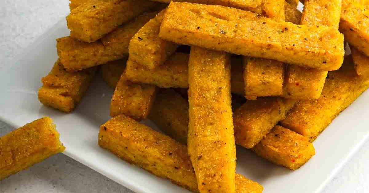 Crispy Baked Vegan Polenta Fries Recipe | Samsung Food App