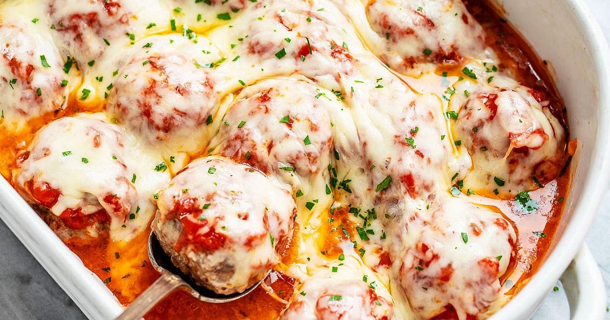 Cheesy Meatballs Casserole {Low Carb} Recipe | Samsung Food App