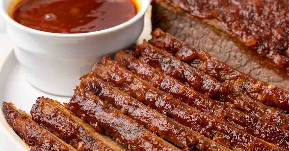 Slow Cooker BBQ Beef Brisket Recipe | Samsung Food App