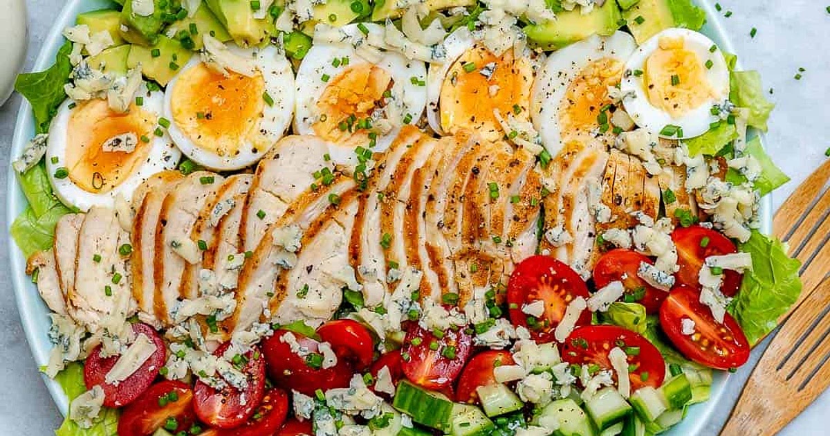 Grilled Chicken Cobb Salad Recipe | Samsung Food App