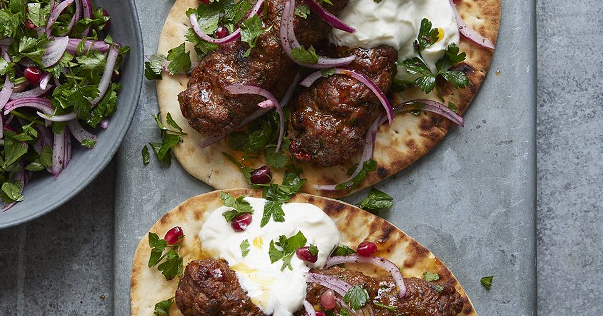 Spiced lamb and barberry kababs Recipe | Samsung Food App