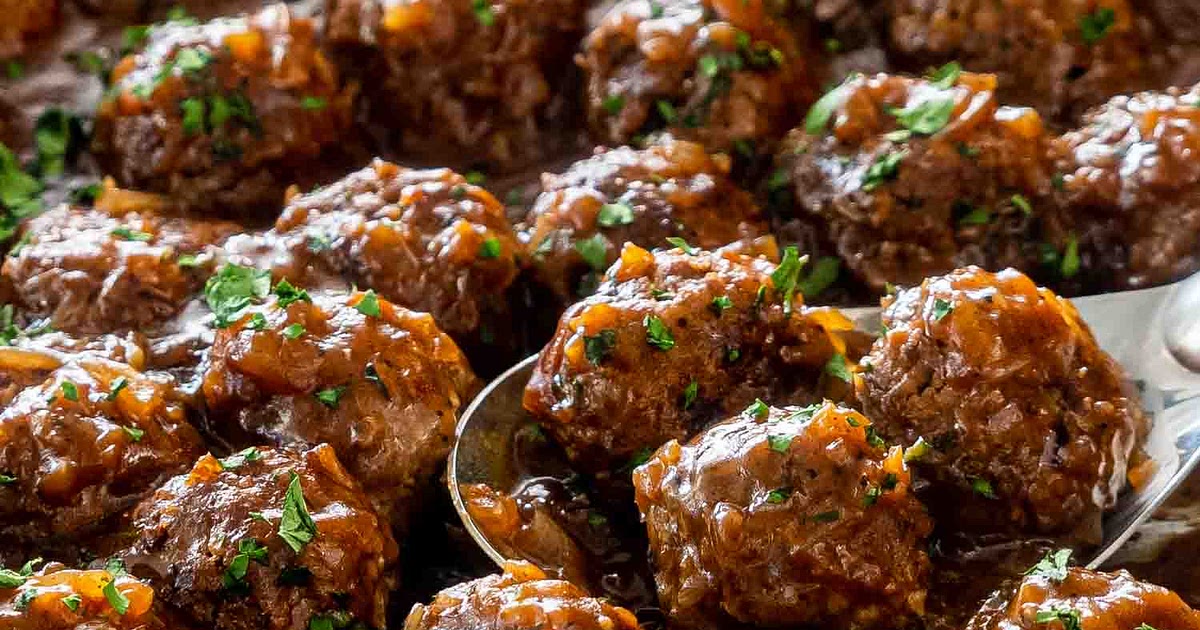 Salisbury Steak Meatballs Recipe | Samsung Food App