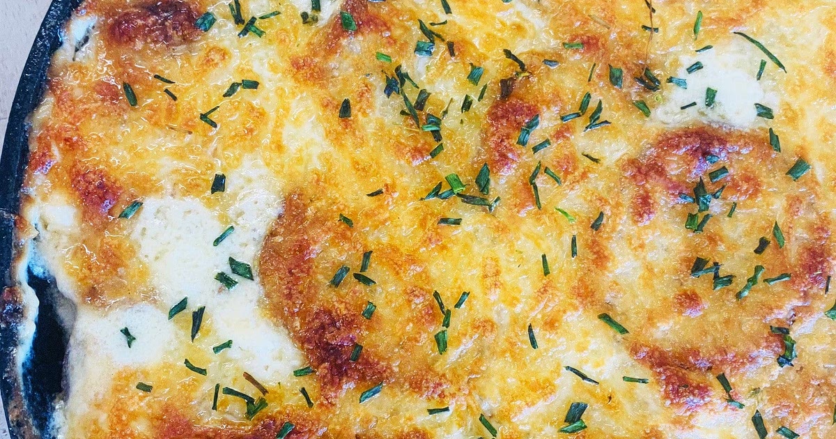 Philly Cheesesteak Scalloped Potatoes Recipe | Samsung Food App