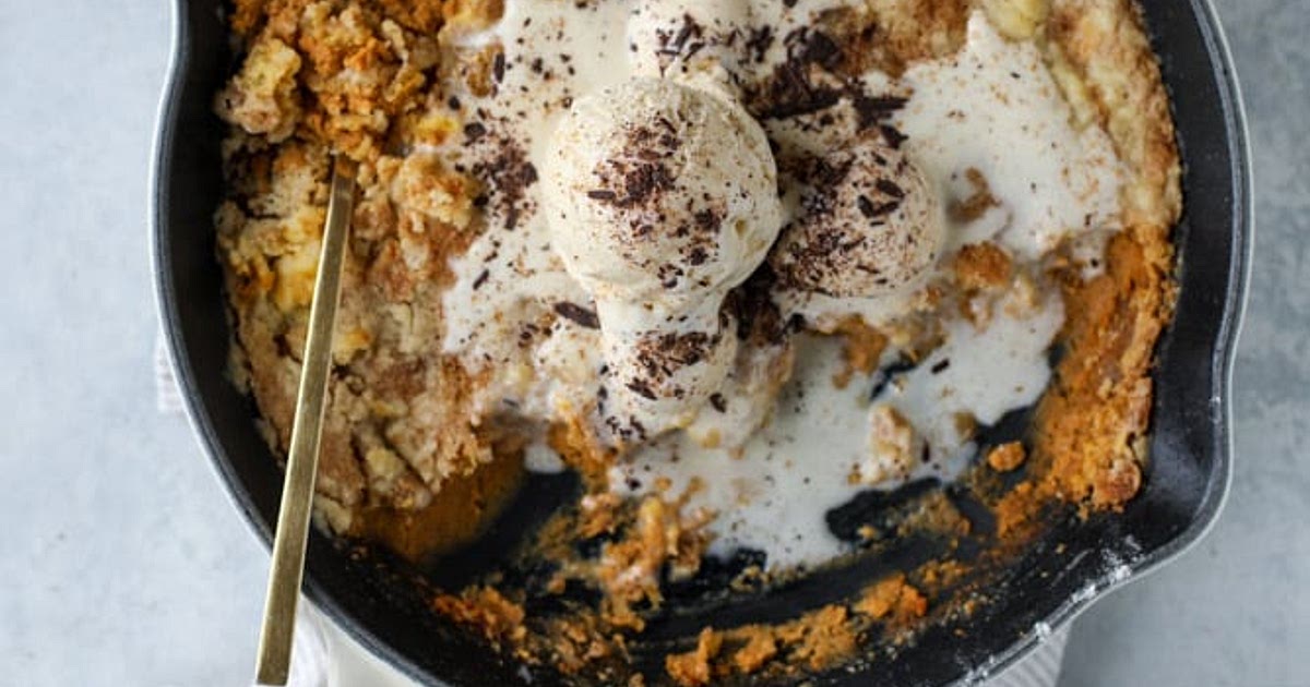 Pumpkin Skillet Cobbler Recipe | Samsung Food App