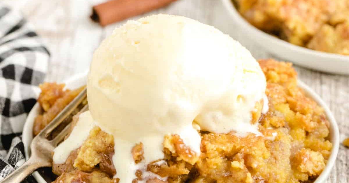 Caramel Apple Dump Cake Recipe | Samsung Food App