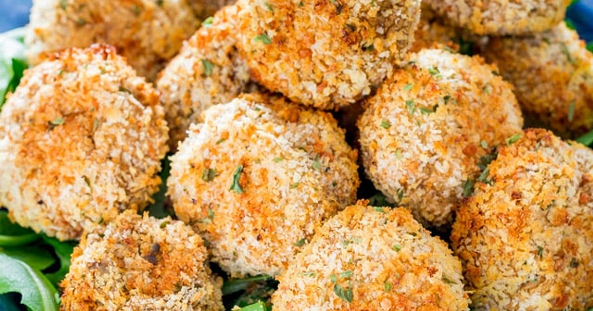 Crispy Baked Parmesan Garlic Breaded Mushrooms Recipe | Samsung Food App