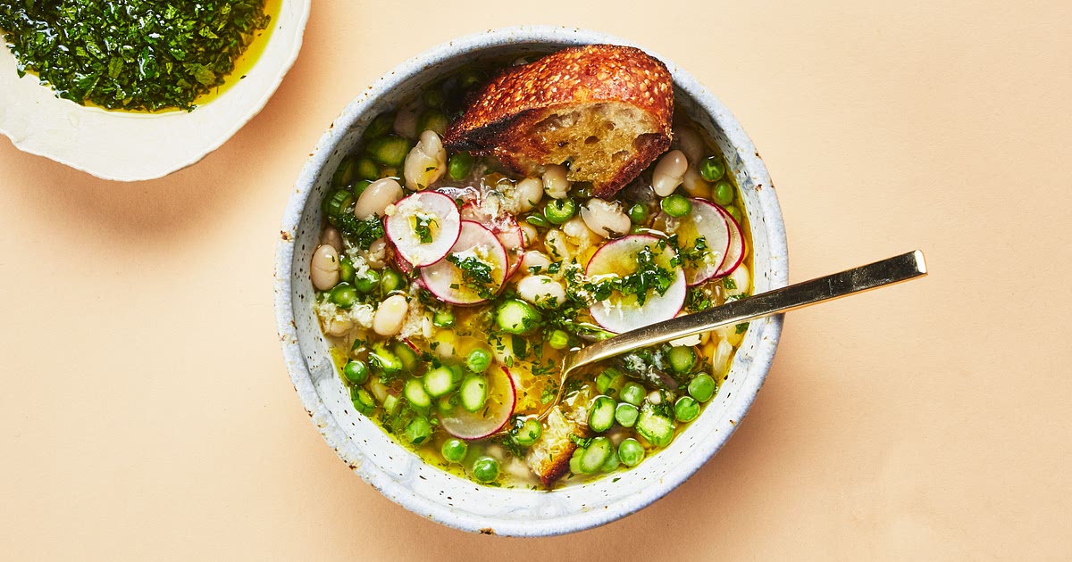 White Bean and Spring Vegetable Stew Recipe | Samsung Food App