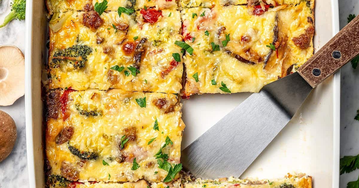 Sausage, Cheese and Veggie Breakfast Casserole Recipe | Samsung Food App