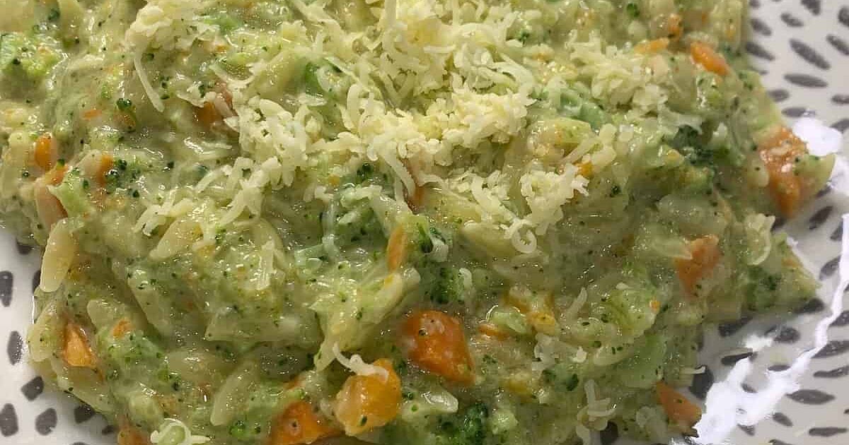 One Pot Broccoli Cheddar Orzo Recipe | Samsung Food App