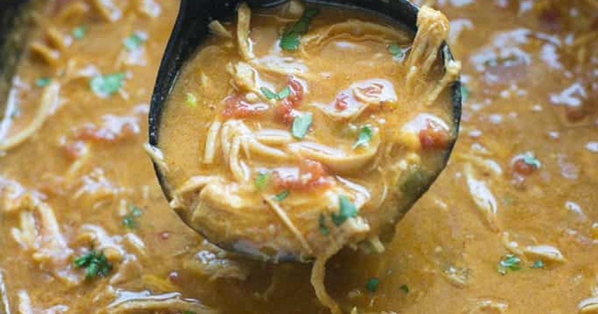 Slow Cooker King Ranch Chicken Soup Recipe | Samsung Food App