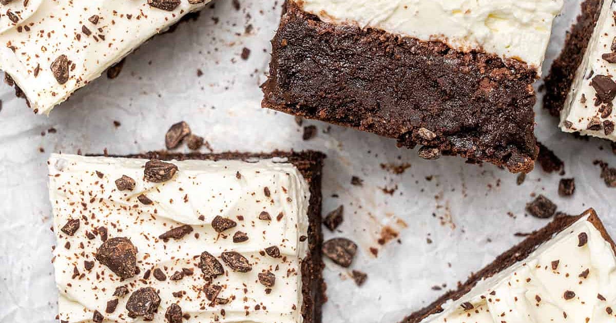 Brownies with Cream Cheese frosting Recipe | Samsung Food App