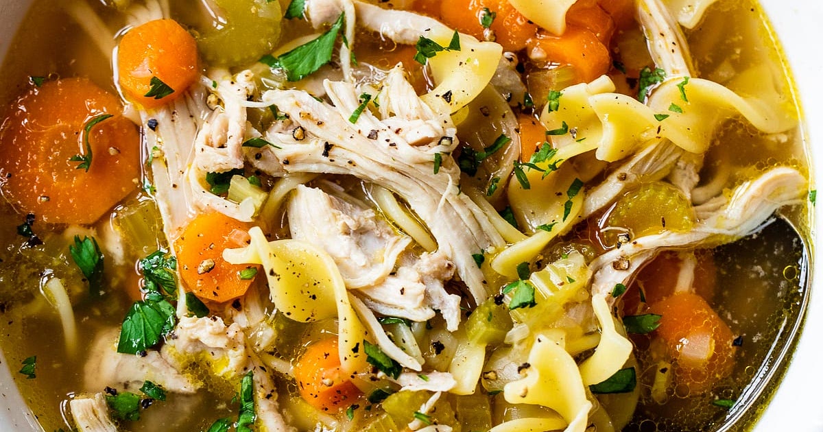 Instant Pot Chicken Noodle Soup Recipe | Samsung Food App