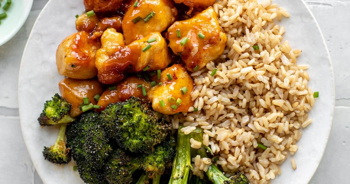 Sticky Apricot Chicken and Broccoli Recipe | Samsung Food App