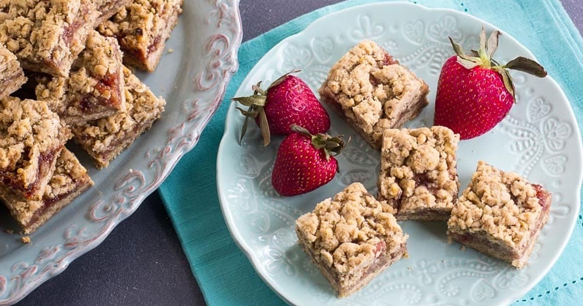Low FODMAP Nutty Strawberry Oat Squares Recipe | Samsung Food App