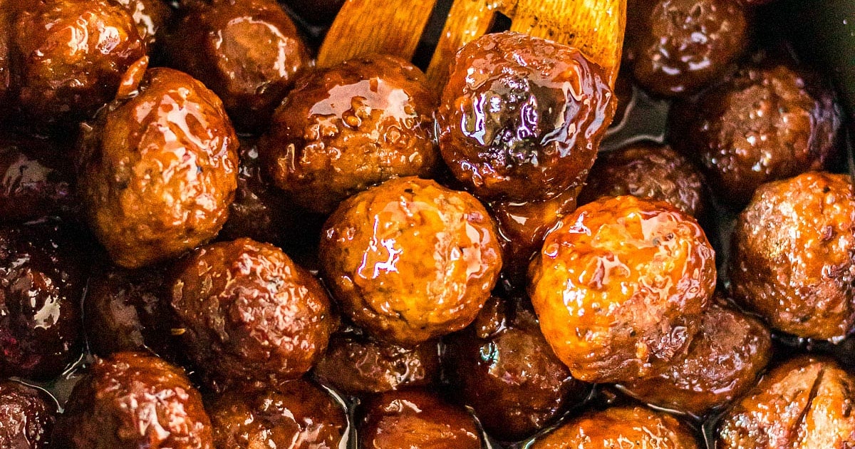 3 Ingredient Slow Cooker Pineapple Teriyaki Meatballs Recipe | Samsung Food App