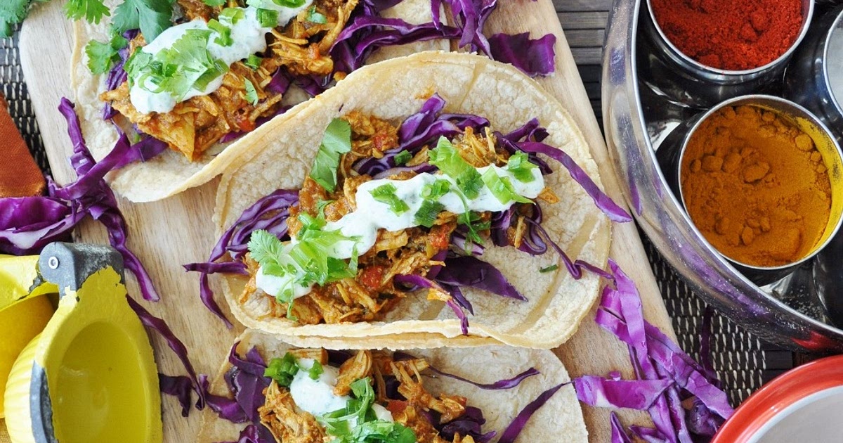 Shredded Tandoori Chicken Tacos Recipe | Samsung Food App