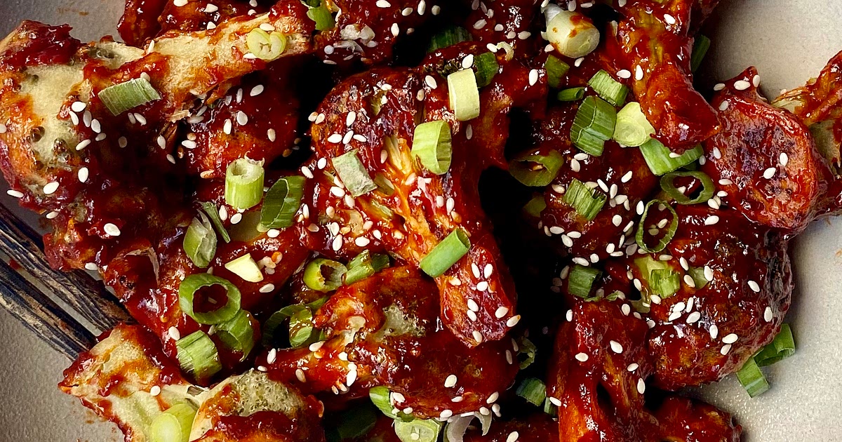 Spicy Gochujang Broccoli Wings Recipe | Samsung Food App