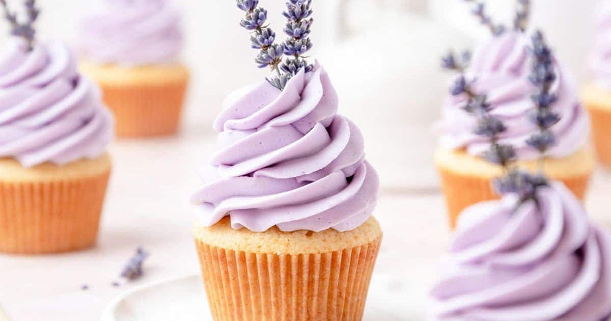 Honey Lavender Cupcakes Recipe | Samsung Food App