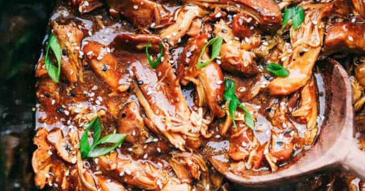 Slow Cooker Honey Garlic Chicken Recipe | Samsung Food App