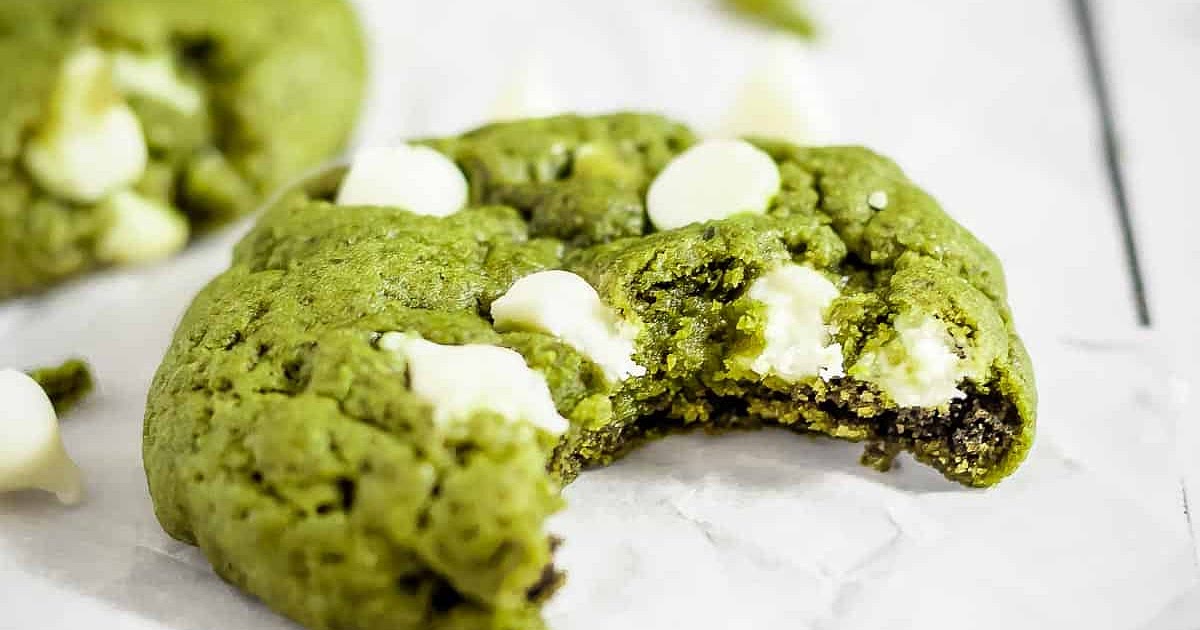 Matcha Cookies With White Chocolate Recipe | Samsung Food App