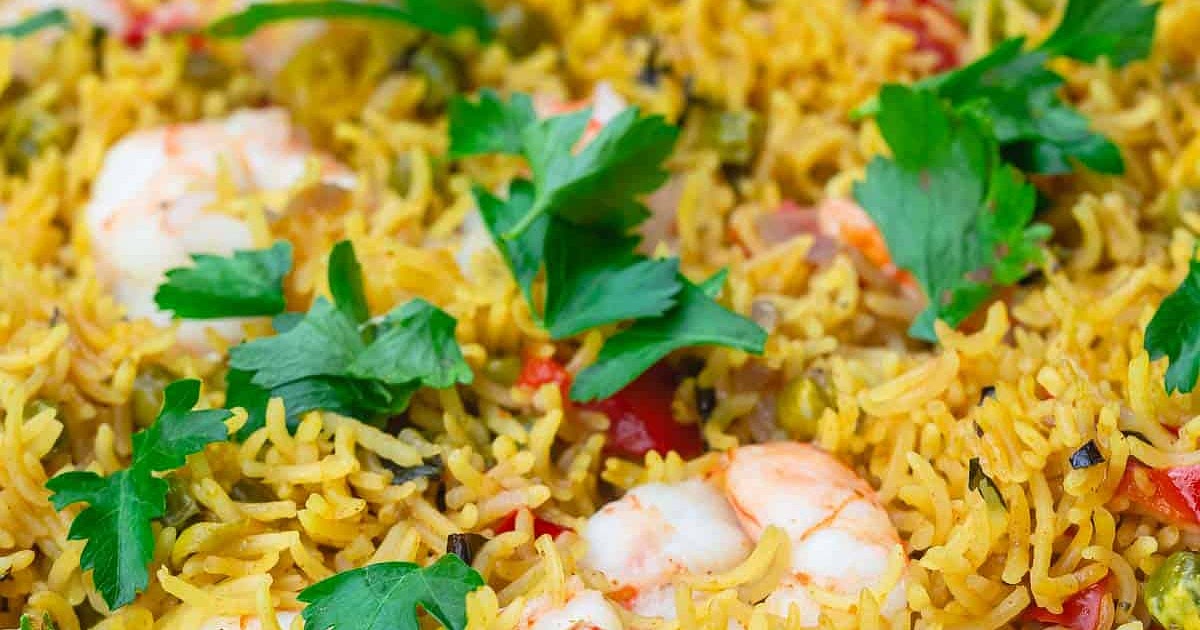 One Pan Shrimp and Rice Recipe | Samsung Food App