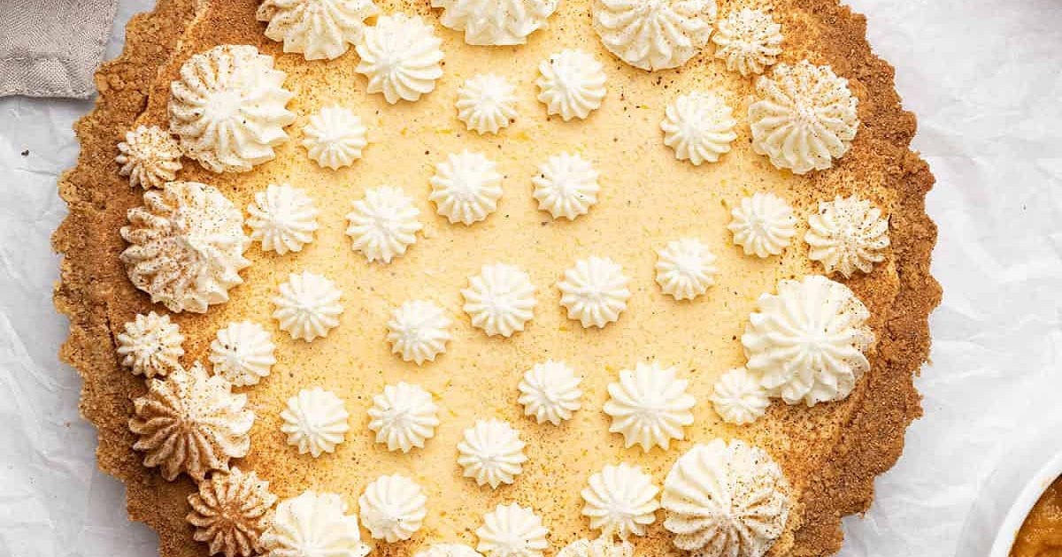 No bake Pumpkin Pie with Graham Cracker Crust Recipe | Samsung Food App