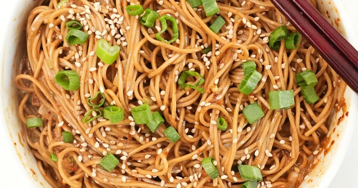 Creamy Spicy Sesame Soba Noodles Recipe | Samsung Food App