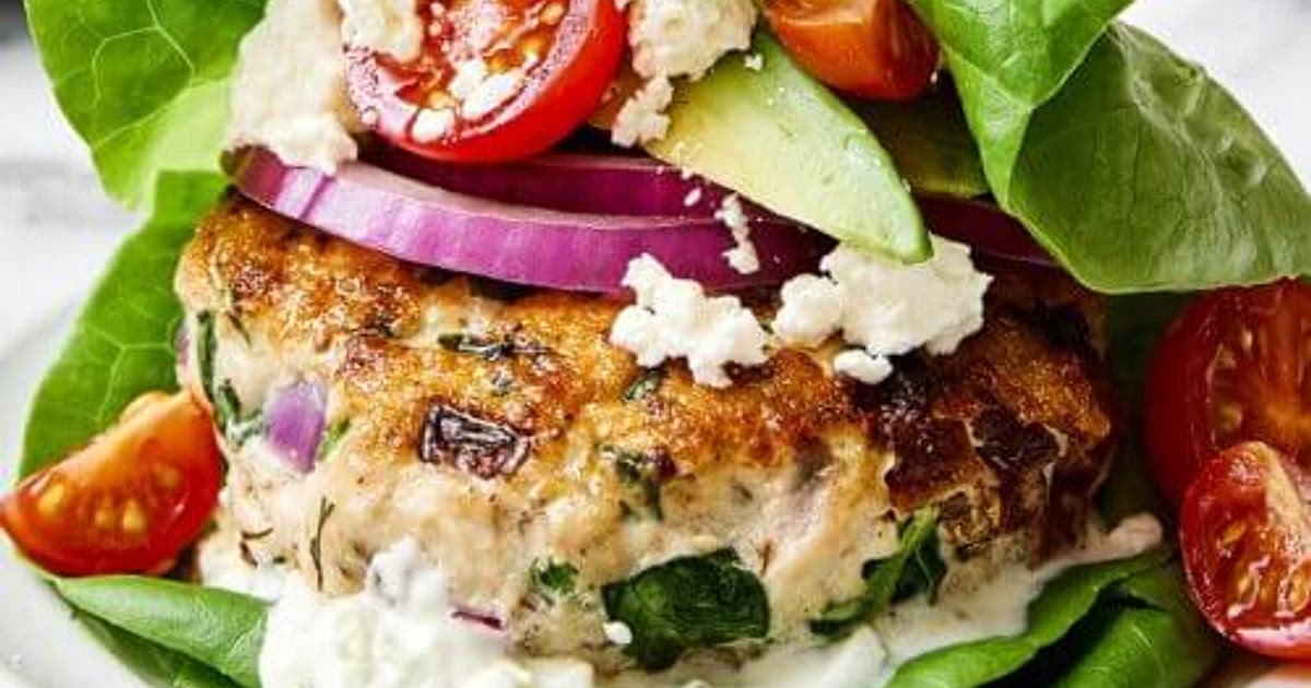 Greek Chicken Burgers Recipe | Samsung Food App