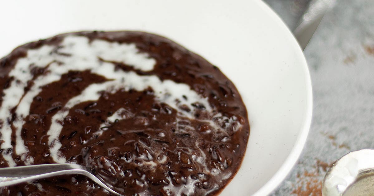Bubur Pulut Hitam (Black Glutinous Rice Pudding) Recipe | Samsung Food App