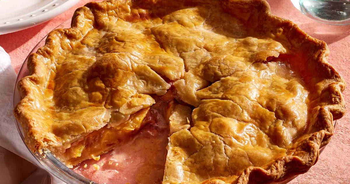 Peach Pie the Old Fashioned Two Crust Way Recipe | Samsung Food App