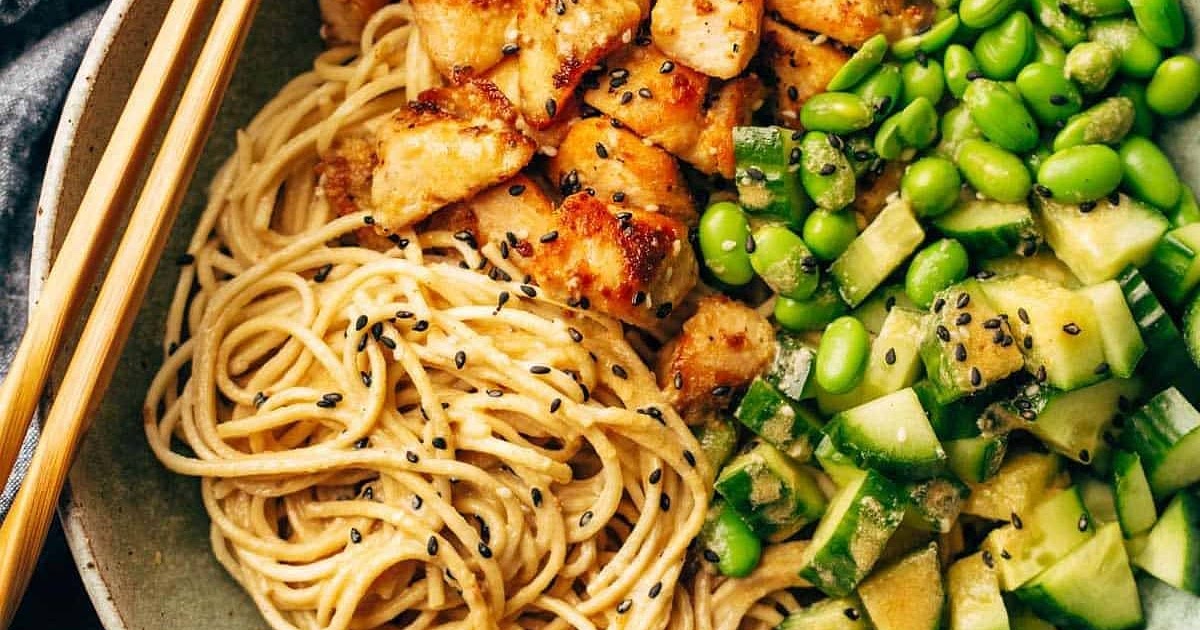 15 Minute Meal Prep: Sesame Noodle Bowls Recipe | Samsung Food App
