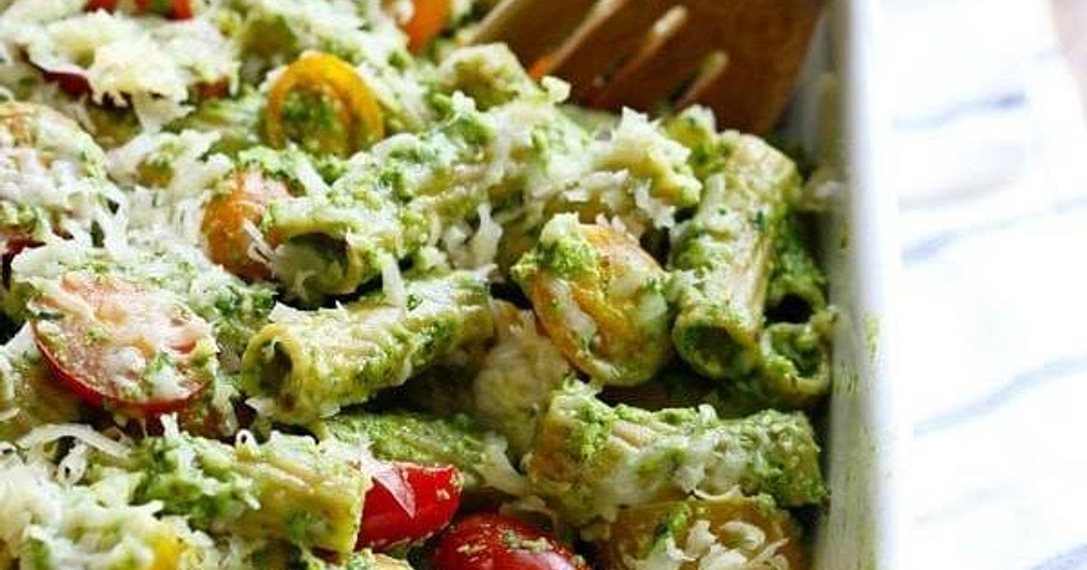 Healthy Pesto Baked Rigatoni Recipe | Samsung Food App