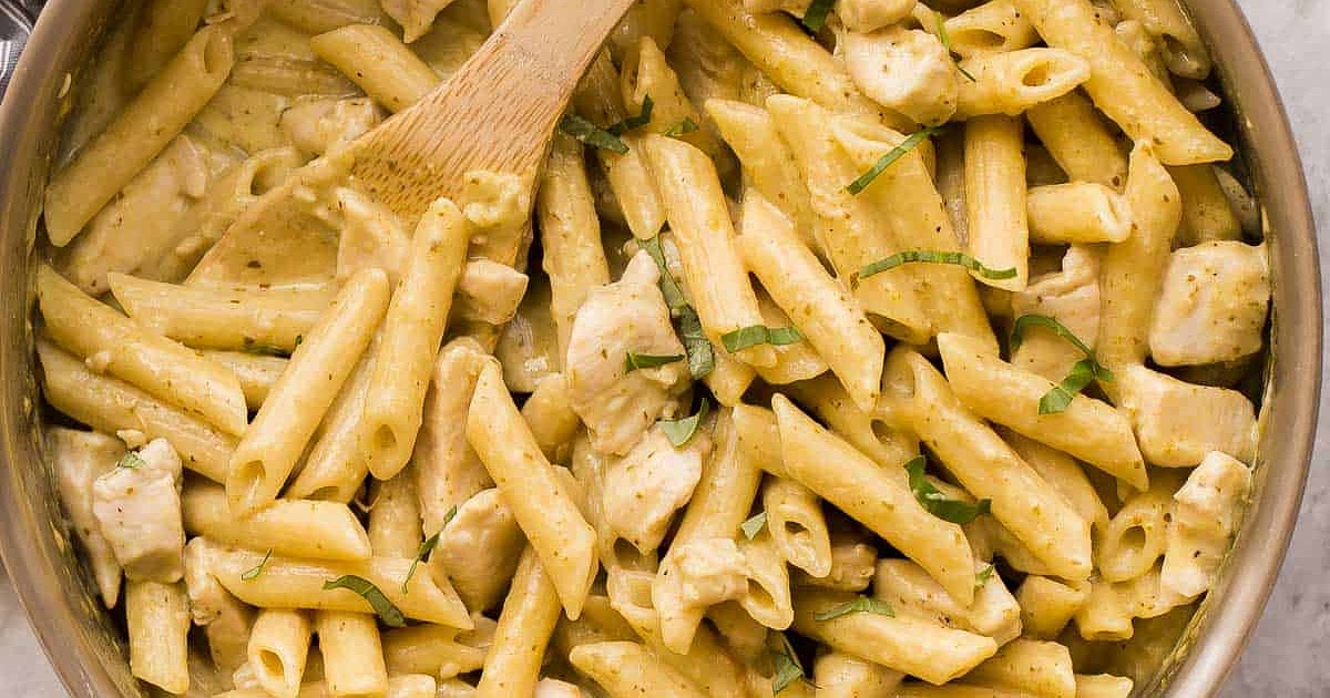 Chicken Pesto Pasta Recipe | Samsung Food App