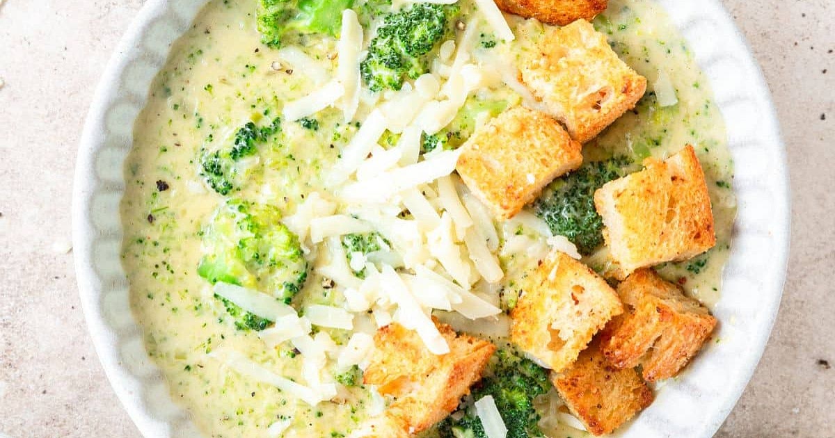 Broccoli Cheddar Soup Recipe | Samsung Food App