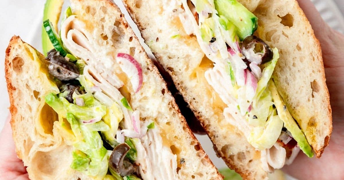 Turkey Avocado Grinder Sandwich Recipe | Samsung Food App