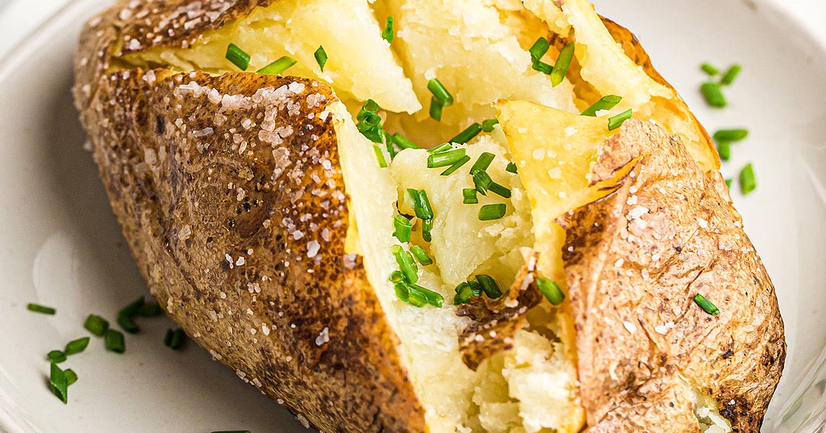 Easy Air Fryer Baked Potatoes Recipe | Samsung Food App