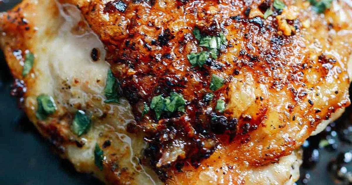 Garlic Butter Chicken Thighs Recipe | Samsung Food App