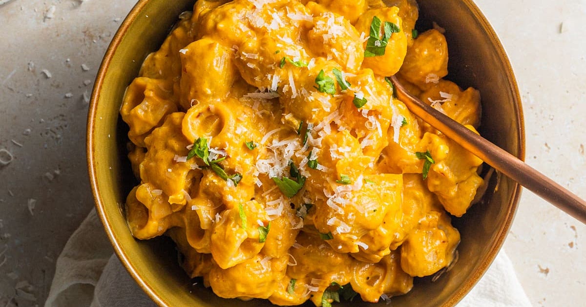 Creamy Pumpkin Pasta Sauce Recipe | Samsung Food App
